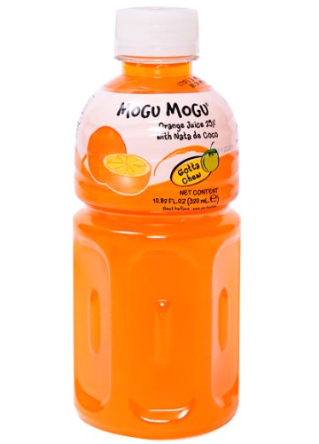 Mogu Mogu Pomarańcza z dodatkiem Nata de Coco 320ml – Sappe Sappe