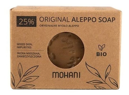 Mohani Aleppo BIO Mydło oliwkowo-laurowe 25% 185g MOHANI