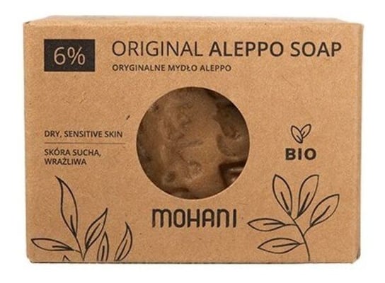 Mohani Aleppo BIO Mydło oliwkowo-laurowe 6% 185g MOHANI