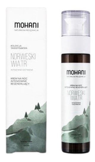 Mohani, Norweski Wiatr, intensywnie regenerujący krem do twarzy na noc, 50 ml MOHANI