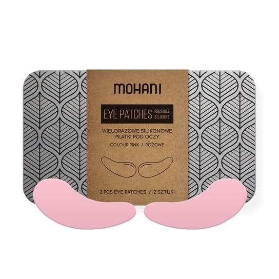 Mohani,Wielorazowe płatki silikonowe pod oczy Pink 2szt. MOHANI