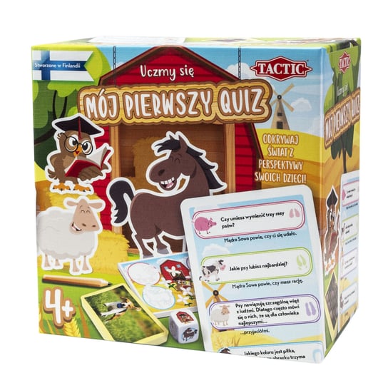Mój pierwszy quiz, gra planszowa, Tactic Games Tactic