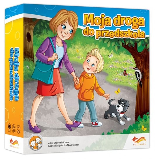 Moja droga do przedszkola, gra planszowa, FoxGames FoxGames