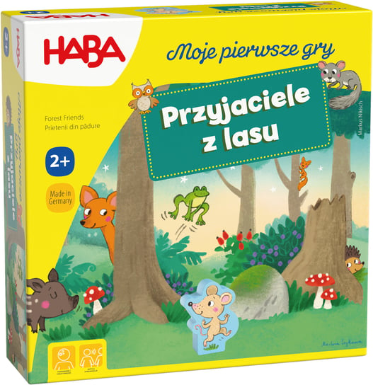 Moje pierwsze gry Przyjaciele z lasu, gra rodzinna, Haba Haba