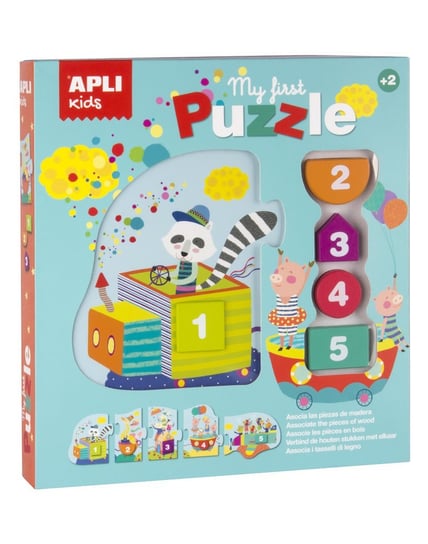 Moje pierwsze puzzle Apli Kids - Pociąg APLI Kids