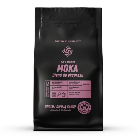 Moka Blend Kawa Ziarnista - 1000 G COFFEE HUNTER