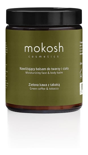 Mokosh Nawilżający balsam do twarzy i ciała - Zielona kawa z tabaką 180ml Mokosh