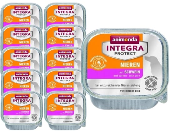 MOKRA KARMA dla psa ANIMONDA Integra Protect Nieren WIEPRZOWINA 11x150g Animonda