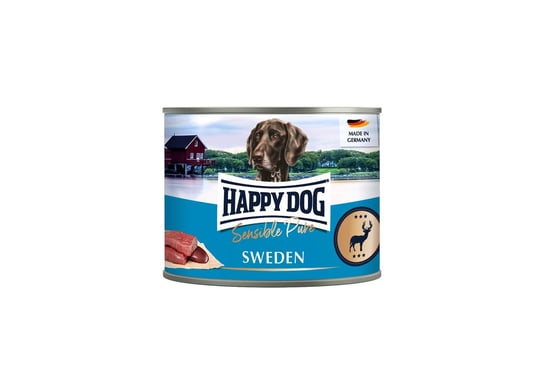 Mokra karma dla psa Happy Dog dziczyzna 400g puszka HAPPY DOG