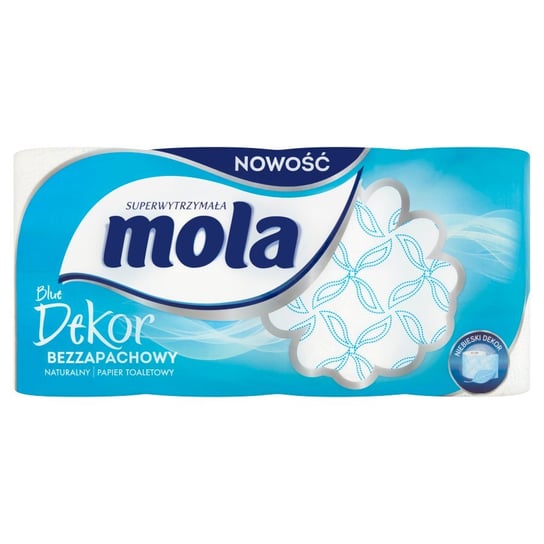 Mola Papier toaletowy Blue Dekor 8 rolek Metsa Tissue
