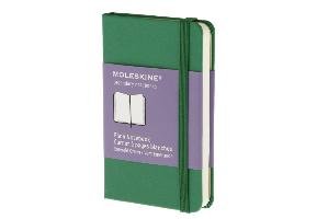 Moleskine Extra Small Emerald Green Plain Notebook Hard Moleskine