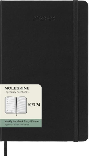 MOLESKINE kalendarz 2023-2024 LARGE CZARNY WEEKLY HARD Moleskine