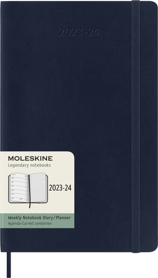 MOLESKINE kalendarz 2023-2024 LARGE GRANATOWY WEEKLY SOFT Moleskine