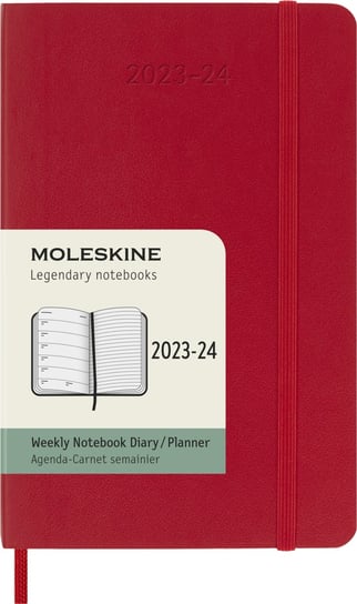 MOLESKINE kalendarz 2023-2024 POCKET CZERWONY WEEKLY SOFT Moleskine