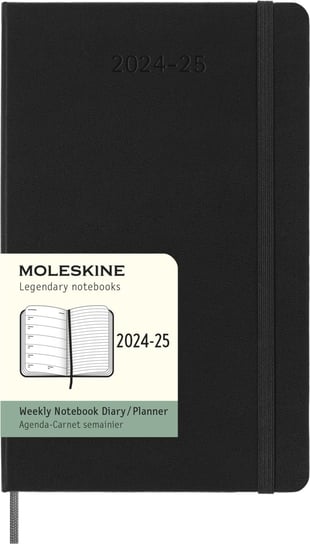 MOLESKINE kalendarz 2024-2025 18 miesięczny LARGE CZARNY WEEKLY HARD Moleskine