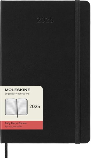 MOLESKINE kalendarz 2025 CZARNY LARGE HARD DZIENNY (13x21) Moleskine