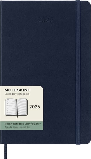 MOLESKINE kalendarz 2025 GRANATOWY LARGE WEEKLY HARD TYGODNIOWY (13x21) Moleskine