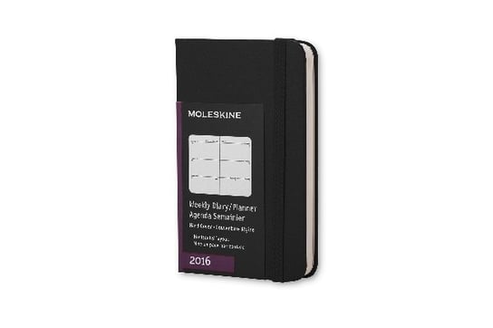 Moleskine, Kalendarz książkowy 2016, czarny Moleskine