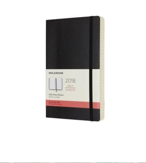 Moleskine, kalendarz książkowy 2018, format A5, czarny PRIME LINE
