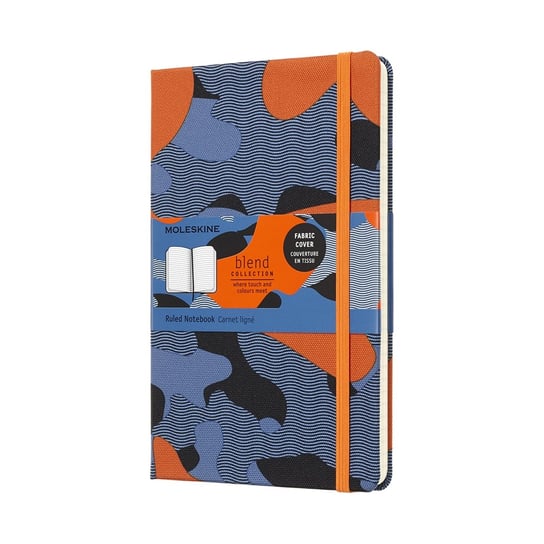 Moleskine, notes, Blend 18 Camouflage, edycja limitowana, pomarańczowy, 120 kartek Moleskine