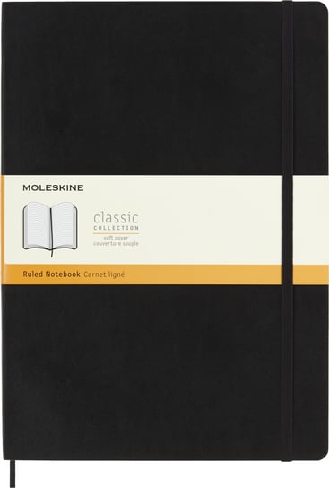Moleskine Notes Classic A4 21X29,7 cm w linie, Czarny, 192 str. Moleskine