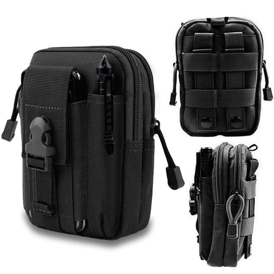 Molle Tactical Waist Pack etui taktyczne kabura do paska na telefon (Black) D-pro