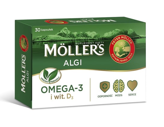Moller's Algi suplement diety 30 kapsułek Moller's