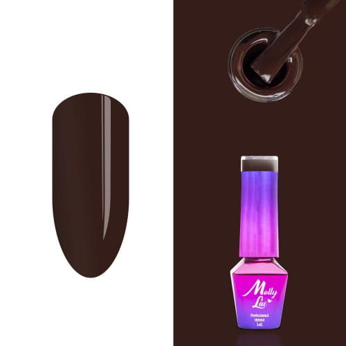 Molly Lac, Lakier Hybrydowy, Choco Dreams - Cocoa Cookie, 5ml Nr 358 Molly Lac