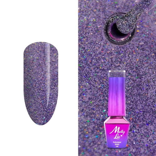 Molly Lac, Lakier Hybrydowy, Winter Crystalize Birthday Girl, 5 ml Nr 224 Molly Lac