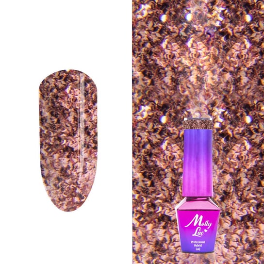 Molly Lac, Queens Of Life, Lakier Hybrydowy, 33 Rose Gold, 5 ml Molly Lac