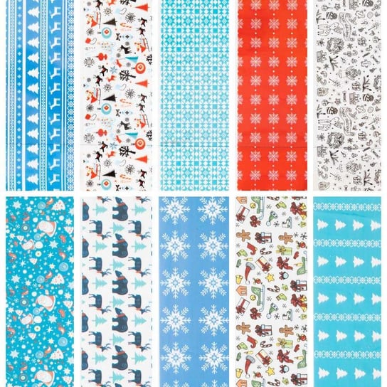 MollyLac, Folie transferowe Christmas 10 sztuk po 100 cm 12-04 Molly Lac