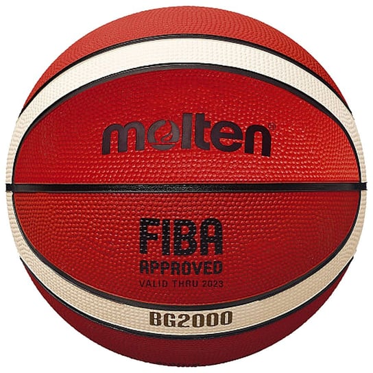 Molten, Piłka B6G2000 FIBA, czerwony, rozmiar 6 Molten