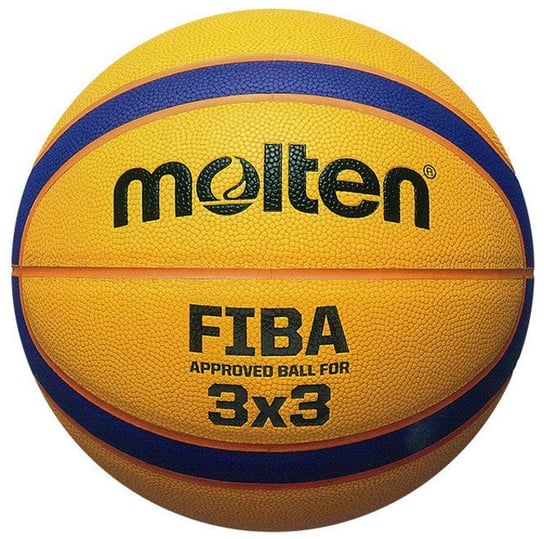 Molten, Piłka do koszykówki, Fiba outdoor 3x3 streetball, żółty, rozmiar 6 Molten