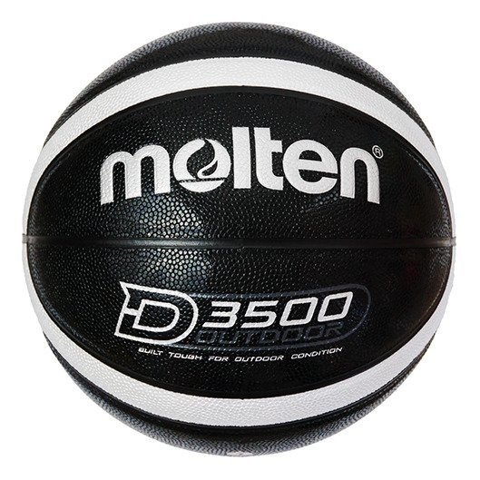 Molten, Piłka do koszykówki, Outdoor D3500-KS, czarny, rozmiar 6 Molten