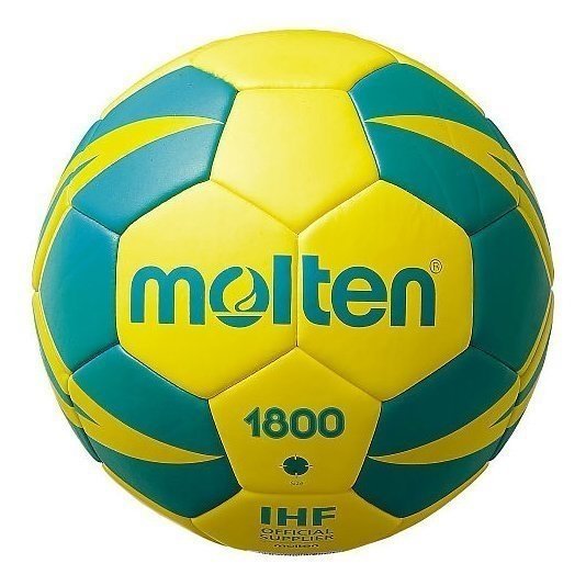 Molten, Piłka do ręcznej, H1X1800-YG, zielono-żółty, rozmiar 1 Molten
