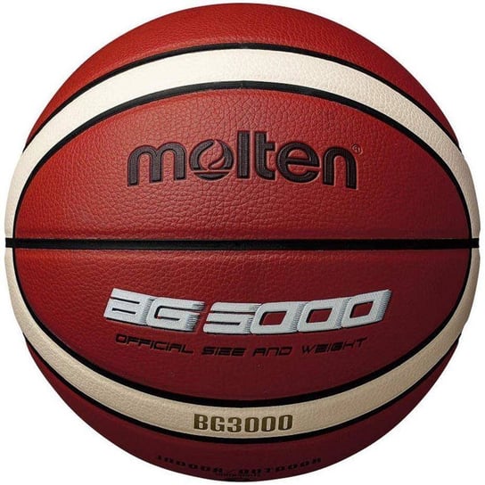 Molten, Piłka koszykowa, B5G3000, brązowy, rozmiar 5 Molten