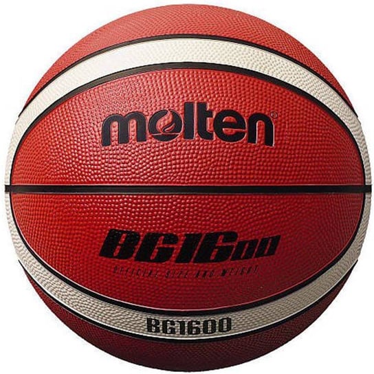 Molten, Piłka koszykowa, B6G1600, brązowy, rozmiar 6 Molten