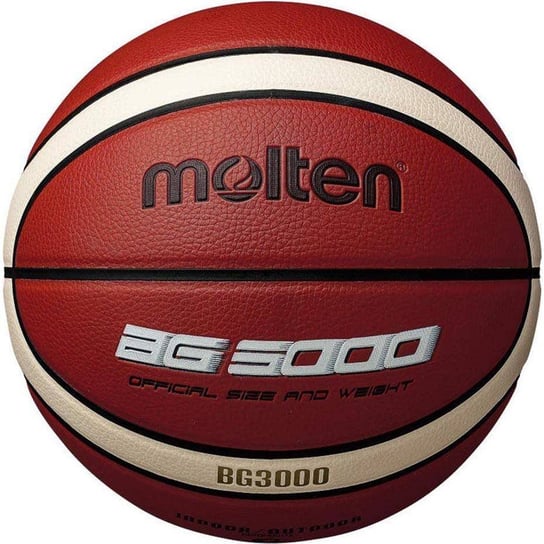 Molten, Piłka koszykowa, B6G3000, brązowy, rozmiar 6 Molten