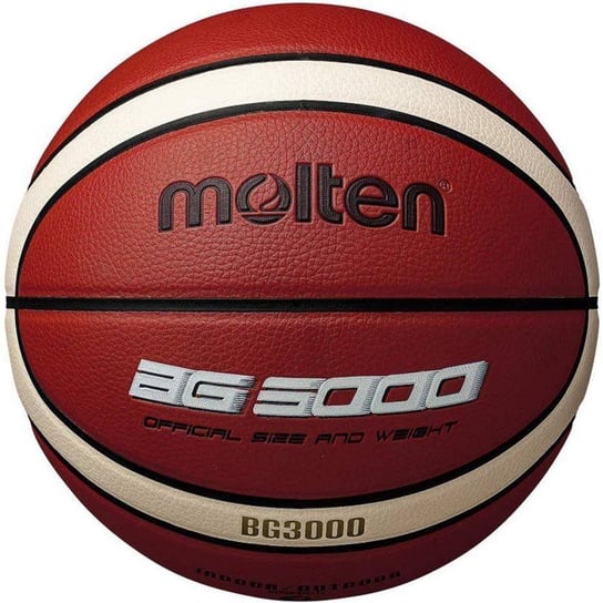 Molten, Piłka koszykowa, B7G3000, brązowy, rozmiar 7 Molten