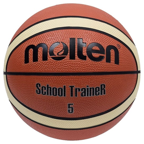 Molten, Piłka koszykowa, G5-ST School Trainer, brązowy, rozmiar 5 Molten