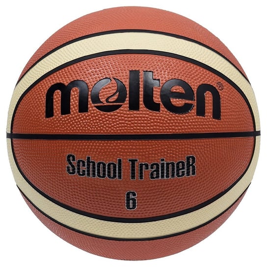 Molten, Piłka koszykowa, G6-ST School Trainer, brązowy, rozmiar 6 Molten