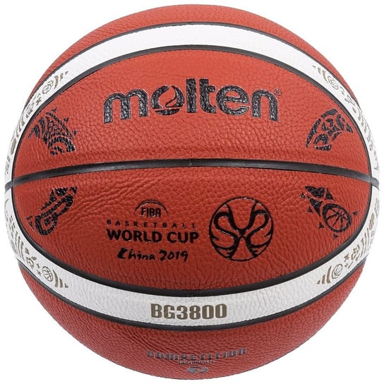 Molten, Piłka koszykowa, World Cup Chiny replika, brązowy, rozmiar 7 Molten