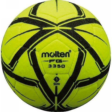 Molten, Piłka nożna, F5G3350, żółto-czarny, rozmiar 5 Molten