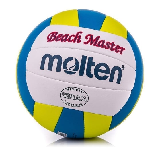 Molten, Piłka siatkowa, Mini Beach Master V1B300-CY, biało-niebieski, rozmiar 1 Molten