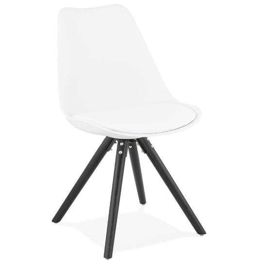 MOMO krzesło k. biały, nogi k. czarny Kokoon Design