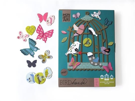 Mon Petit Art, zestaw kreatywny Domek dla ptaków Mon Petit Art