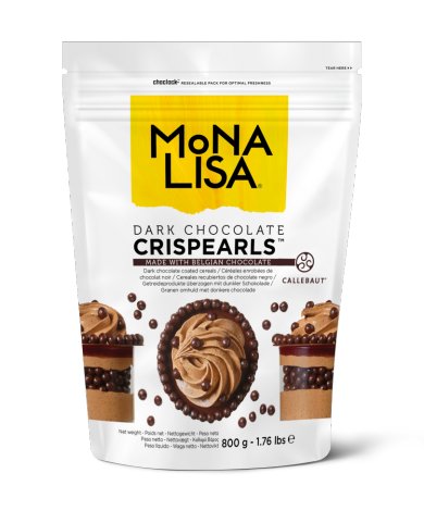 Mona Lisa Crispearls™ ciemna czekolada chrupiące kuleczki oblane czekoladą 800g Callebaut