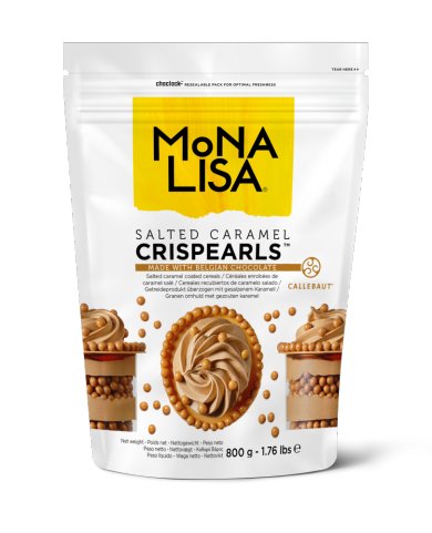 Mona Lisa Crispearls karmelowe chrupiące kuleczki z solą perełki 800g Callebaut