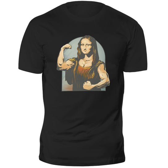 Mona Lisa Koszulka Na Siłownię Trening Biceps GILDAN