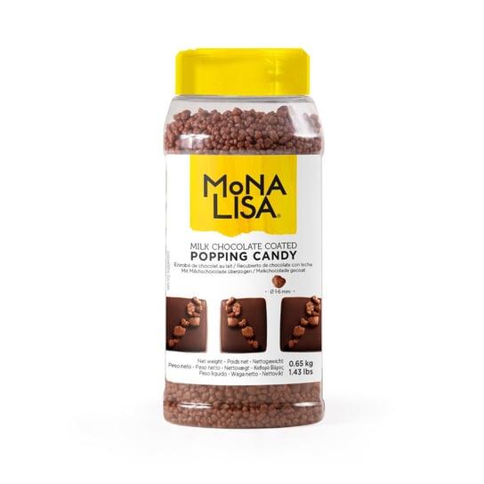 Mona Lisa POPPING CANDY mleczne 650g Inna marka